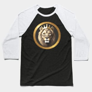 Regal Lion with Crown no.13 Baseball T-Shirt